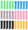 WATIIFUFU 30pcs Silicone Cable Protectors Flexible Charger Cord Saver for Data Wires Design Colors Grey Against Fraying and Breaking