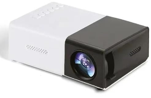 VELGXVYF Mini Portable LED Projector for Home Cinema, Black, HDMI, USB, Audio Interfaces, Remote Control