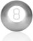 LKH Magic 8 Ball Classic Retro Novelty Mystic 8 Ball Gadget Decision Making Fortune Telling Fun Toy Game Features More Than 20 Answers Predictions Fun Gift Stocking Fillers (Silver)