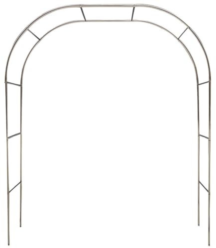 Large Metal Garden Arch Pergola for Outdoor Decor Easy Assembly 2.8m Wide x 11ft x 7.9ft Size