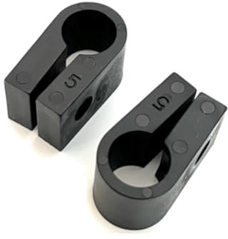 JLB Plastics UK SWA Armoured Cable Cleats CC5 No5 (Pack of 25) CC-5 (10.1mm to 12.7mm)