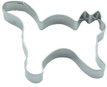 BekkiB - Ausstecher Katze - ca. 7,6 x 6,2 cm - Spülmaschinengeeignete Kätzchen-Ausstechform aus Edelstahl - Zum Backen von Plätzchen - 998624