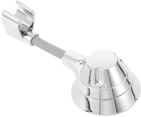 SEWACC Support de Ventouse Mural Fixation Sans Perçage Base Électroplated Renforcée pour Douchette Multifonctionnelle