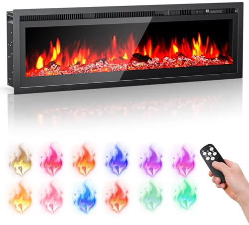 VIHBRAI Electric Fireplace 01