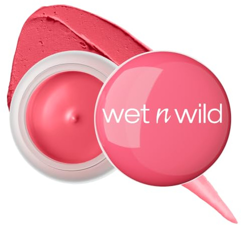 Wet n Wild, Mother Fluffer Cloud Cream Blush, Creme-zu-Puder Rouge für ein natürliches Finish, Federleichte Textur mit Weichzeichner-Effekt, Aufbaubar & leicht zu verblenden, Pink-A-Boo
