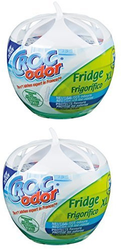 2 x Croc Odor Fridge XL Deodoriser Neutralise Odour Eliminator Freshener by Croc Odor