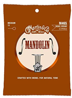 Martin Strings M-465 MANDOLIN RETRO - MONEL WOUND- MEDIUM - LOOP END Corde per Mandolino - 011/040