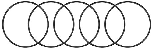 sourcing map 5 Stück Dichtung O Ringe 160mm AD 153,8mm ID 3,1mm Breite Nitrilkautschuk Metrische Dichtungsringe NBR-Gummi Unterlegscheiben für Wasserhahn Leitungen Öl Säure Beständig Rohr