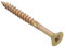 Spectre Advanced Lot de 200 vis à bois multifonctions 4,5 x 50 mm Zinc jaune passivé
