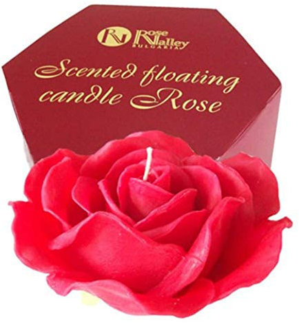 Rose Valley Candela rosa galleggiante
