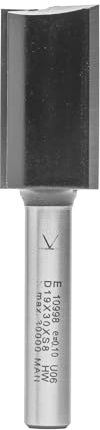 ENT 10998 Nutfräser HW, Schaft (S) 8 mm, Durchmesser (D) 19 mm, NL 30 mm, SL 40 mm, GL 70 mm, mit HW Grundschneide