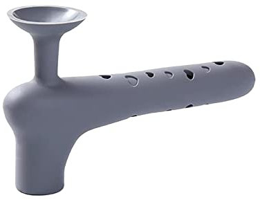 Generic Silicone Door Stopper Anti Collision Doorknob Cover Punch- Mute Door Suction Handle Knob Silicone for Protecting Wall , Gray