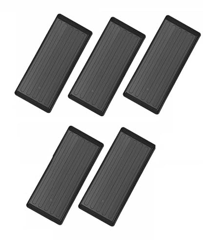 Grow Bag Tray Heavy Duty Plant 5 X Trays for Seedlings Pots & Grow Bags Waterproof Seed Tray Drip Tray for Indoor & Outdoor Gardening Greenhouse Reusable Growbag PPlanting 100 x 40 Reusable Tray (5)