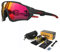 KAPVOE Polarisations-Fahrradbrillen,5 austauschbare Gläser,Unisex-Sportsonnenbrillen für Männer und Frauen,geeignet für Radsport,Mountainbiken,Laufen,Angeln,Rudern,Golf 03