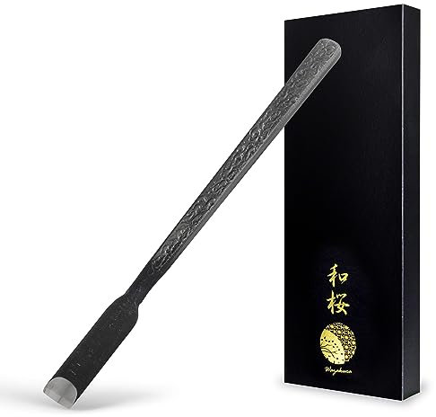 Wazakura Scalpello Curvo per Jin Bonsai 185mm(7.2), Fatto in Giappone, Strumento per Intagliare Legno Morto, Raschietto per Scorteccio Jin Shari Giapponese, Per Lavorazioni in Legno