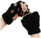 Qersh Katzenpfote Handschuhe - 1 Paar Kawaii Cosplay Kunstpelz Plüsch Katzen Löwenpfoten Fingerlose Handschuhe für Mädchen Und Frauen (B, Keine Fingerlinge)