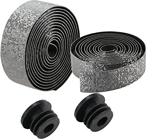 Fahrrad Lenkerbänder Atmungsaktiv Anti-Rutsch Stoßfest Rennrad Lenker Band Band Riemen Racing Fixed Gear Belt Radfahren Teile (Grau)