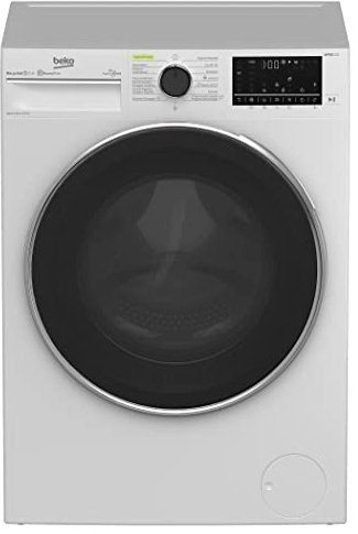 Beko B5DFT510447W - Lavasecadora PROSMART 10Años, Clase Energética D, 10Kg lavado/6 Kg secado, 1400rpm, Display digital, Puerta XL, SteamCure & Hygiene Therapy, Iron Fast, Ultrafast, Bluetooth