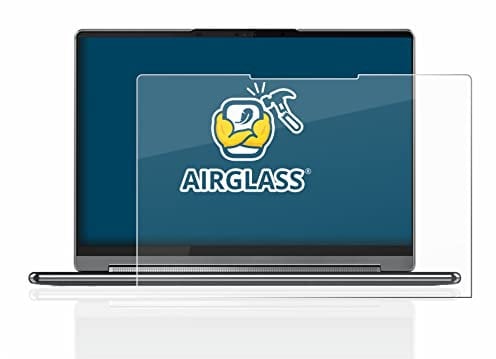 BROTECT Schutzglas für Lenovo Yoga 9i Gen 8 14 Schutzfolie Panzer Folie Glas Displayschutz Made in Germany [Kratzfest 9H, Anti-Fingerprint]