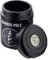 Barber Pole Kräuterschutz, Schwarz, Minimalistisch, 250 ml, UV-geschütztes Glas mit Hygrometer