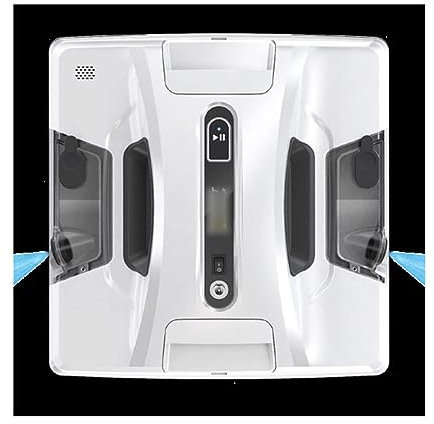 BLUEZY Robot Limpiacristales, Robot Inteligente Auto Aspirador de Ventanas, Robot de Limpieza de Ventanas Navegación Inteligente para Interiores, Exteriores y techos Altos