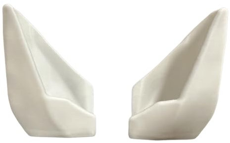 THLMT 1 Paar Griffe, kompatibel für Rog Ally, Gamepad Konsole Modifizierte Griff Griff Stand Abdeckung Shell (weiß)