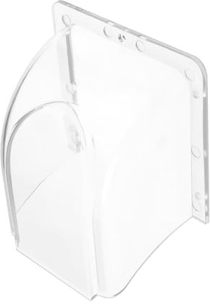 Create idea Door Bell Rain Cover Access Control Socket Waterproof Doorbell Cover Plastic Rain Cover Protection Suitable for Door Bells and Walkie Talkies, Transparent