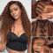 13x4 Lace Front Wig Human Hair Echthaar Perücke Deep Wave HD Lace Front Perücke Braun 180% Density Light Brown Perücke Damen Human Hair Perücke Damen Echthaar 26 Zoll(65cm)