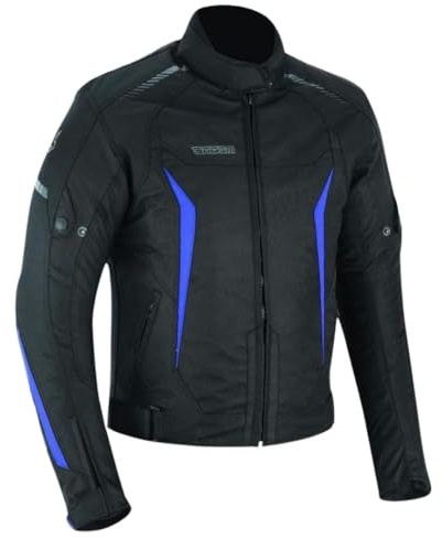 outletMOTARD Motorradjacke Herren 4 Jahreszeiten – Reflektierende, wasserdichte und atmungsaktive Schutzjacke mit CE-Protektoren für Rücken und Ellbogen – Komfort & Sicherheit das ganze Jahr
