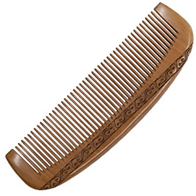 Beaupretty Massagekamm Aus Naturholz Statische Haarkämme Für Frauen Mädchen Und Damen Haarkämme Aus Holz Halbmondform