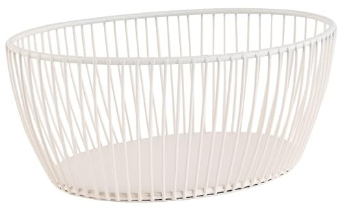 APS 30427 Korb -SVART- in whisper white 20 x 15 cm, Höhe 8 cm