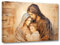 CXHOSTENT Katholische Leinwand-Wandkunst Jungfrau Maria und Jesus und Mädchen Bild Druck Christliches Spirituelles Poster Dekor Rahmen (Jesus - 2, 40.00 x 60.00 cms)