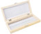 50PCS Wooden Slide Storage Box with Metal Buckle, Large Capacity for Neatly Holding Microscope Slides
