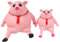 Landrain 2 Stück Schweinchen Squeeze Toy, Antistress Spielzeug, Squishy Anti Stress Schwein
