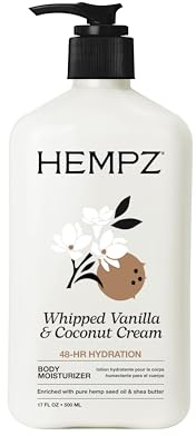Hempz Whipped Vanilla & Coconut Cream Moisturizing Body Lotion - 17 Fl Oz