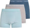 Calvin Klein Herren 3er Pack Boxershorts Trunks Unterwäsche, Mehrfarbig (Ash, Vintage Indigo, Sterling Blue), M