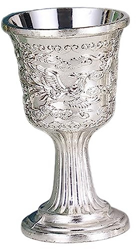 Amosfun Chinese Dragon Design Wine Goblet Chalice Goblet for Whisky Delicate Decorative Liquor Cup Home Party Supplies