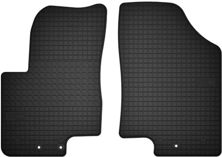 Wielganizator Automatten-Set – Passend für Kia Venga (2010-2018) – Gummimatten – Autozubehör – Auto Fußmatten – 2-teilig – Schwarz