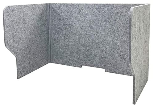 Schreibtischplatten, Niesschutz, 61 cm, 81,3 cm, 99,1 cm, faltbar, Polyester, Trennwand, Sichtschutz, tragbar, aufstellbar, akustische Platte, reduziert Lärm, Haltbarkeit, für Schule, Klassenzimmer,