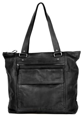 Spikes & Sparrow Shopper Echt Leder Damen Vintage Business Laptoptasche | Arbeitstasche mit Trolleyfunktion | geräumige Handtasche mit Notebookfach