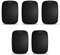 Télécommande universelle WHY EVO NOA à 4 boutons - Programmable code fixe ou code tournant - Fréquences 433 ou 868 mhz - Pour portails et porte de garage (Noir Réglisse Lot de 5 télécommandes)