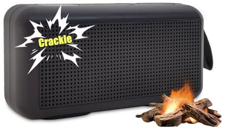 Roamoris 190+Different Music,Electric Fireplaces Crackler Sound Box,Fire Crackling Speaker Machine,Rechargeable Portable Sound Box for,White Noise