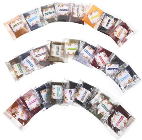 SEWACC Kit Para Teñir Ropa Tie-dye 26 Colores Polvo De Tinte Casero Seguro Para Niños y Estudiantes Uso Diy Camisetas Pantalones Sombreros Actividades Familiares