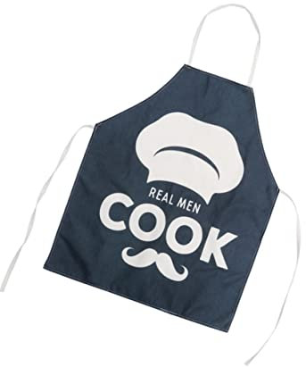 GALPADA Kreative Baumwoll-leinen Kochschürze Mit Taschen Verstellbar Und Maschinenwaschbar Für Und Für Küche Und Restaurant