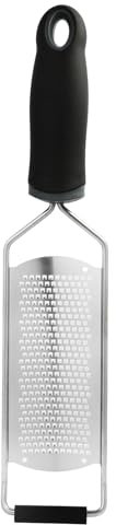 Premium Lemon Zester & Cheese Grater – Multipurpose Kitchen Tool for Parmesan, Chocolate, Garlic, Ginger, and Fruits – Stainless Steel Blade, Ergonomic Handle with Safety Cover