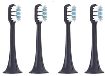 4/8PCS Replacement Brush Heads Compatible for XIAOMI MIJIA T700 Sonic Electric Toothbrush Dupont Bristle with Caps Sealed Pack(4 PCS White)