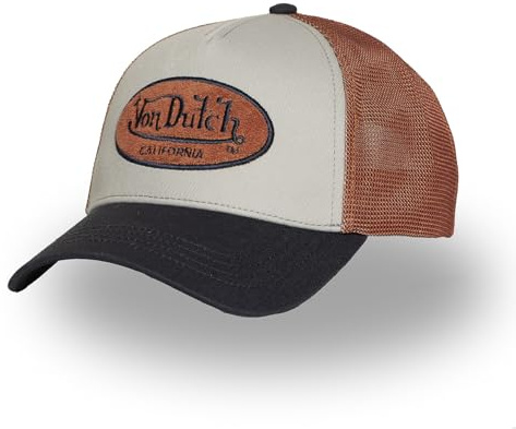 Von Dutch Terra Trucker CapDutch Women/Men - Cap Baseball mesh Snapback, with Peak, Lining, Lining All-Season Spring Summer Autumn Winter