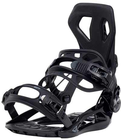 SP Bindings Base de fijación para snowboard | Talla L | Color: Negro | Sistema FASTEC patentado | Hybrid con Fast Entry + Strap in | Performance + Comfort | Para hombre y mujer