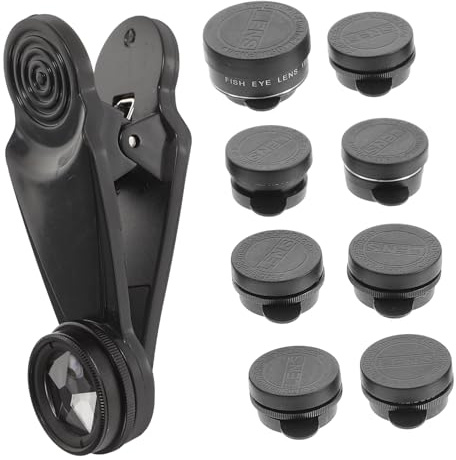 LIGIGWASH Profi Handy Kameraobjektiv Weitwinkel Makro Fisheye Telezoom Linsen Kompatibel mit Meisten Smartphones Hochwertiges Langlebiges Material für Mobile Fotografie Enthusiasten