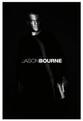 Jason Bourne Leinwand-Poster, Wandkunst, Dekordruck, Bild Gemälde für Wohnzimmer, Schlafzimmer, Dekoration, 30 x 45 cm